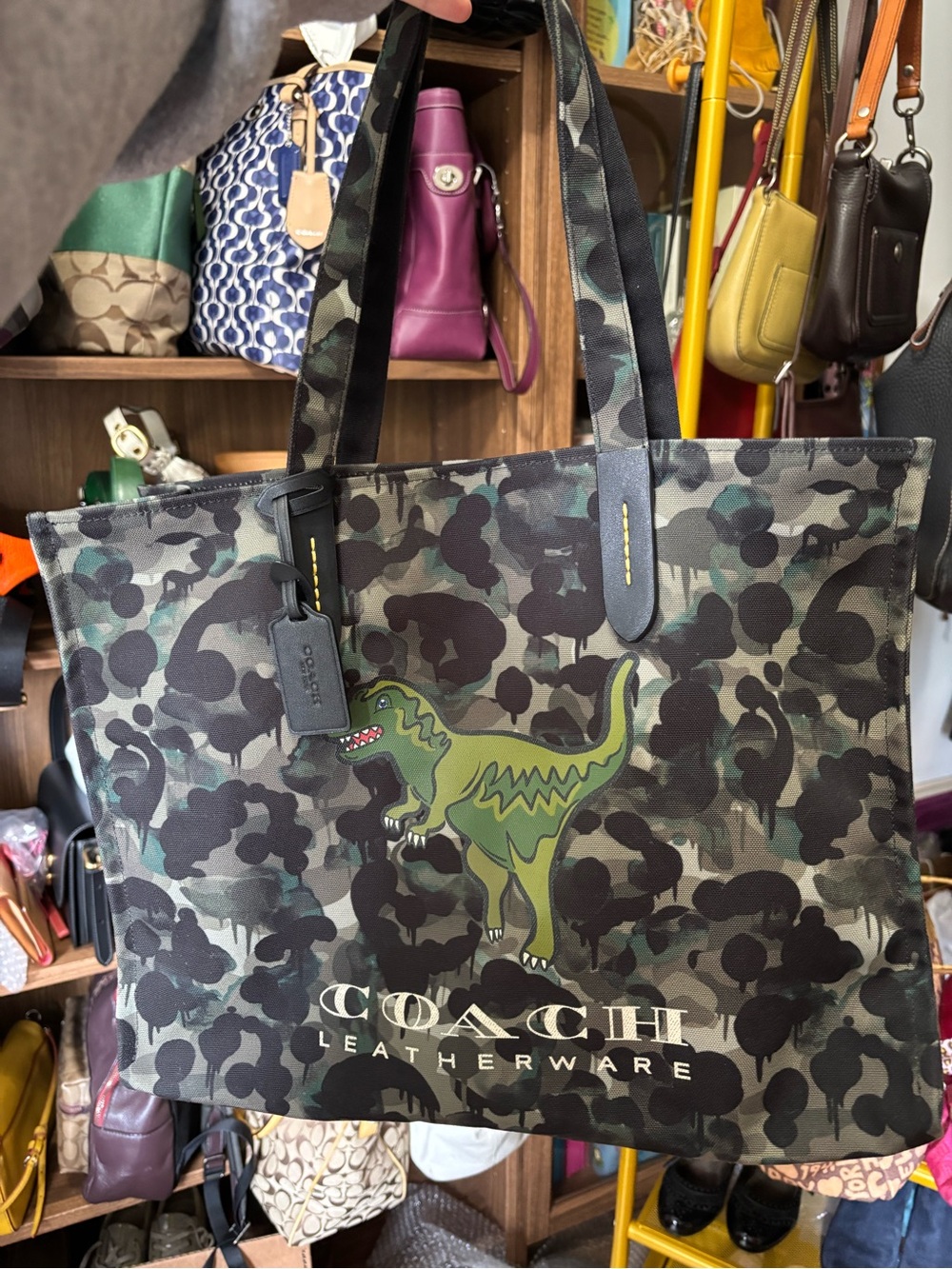 Coach Rexy Large Camo Tote